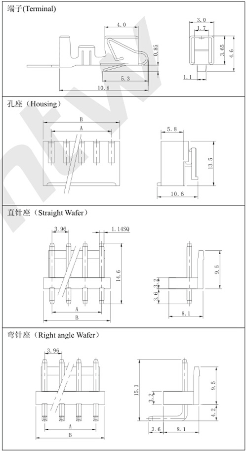 <a href='/product/' class='keys' title='點(diǎn)擊查看關(guān)于連接器的相關(guān)信息' target='_blank'>連接器</a>規(guī)格圖 連接器規(guī)格圖